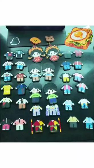 好友专属拼豆礼物打包✨ (੭ •_•)👏🏻欢迎大家来图问价哦~#拼豆 #拼豆接单 #打包视频 #接单中 #手工 @抖音小助手