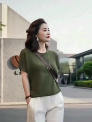 #春秋穿搭 #小香风圆领上衣 #百搭上衣 #时尚洋气百搭 #谁穿都好看