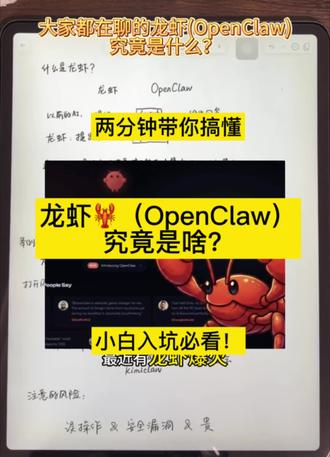 小白也能看懂:龙虾和OpenClaw是什么?#ai #小白 #龙虾 #大模型
