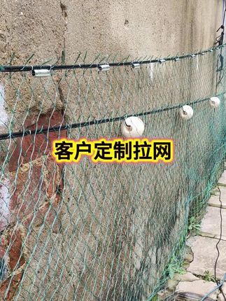 大网眼拉网#渔网加工 #抖音推广 #原创视频 #渔网 #快来围观