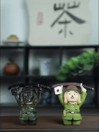 谁知道9.3阅兵和平鸽几只 气球几个#茶宠 #茶宠摆件 #好物