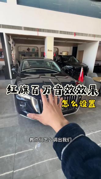 红旗设置调出百万级音效效果!一个视频教会你#红旗 #红旗h5 #一汽红旗 #每天一个用车知识 #抖音小助手dou上热门