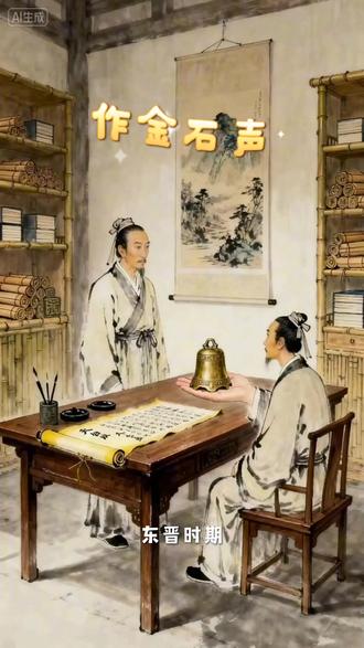作金石声 说故事 #成语故事 作金石声