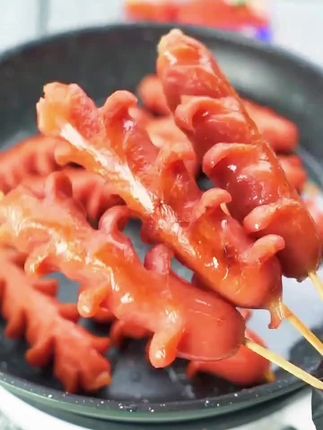 【鸡肉开花肠】正新鸡排门店同款鸡肉肠烤肠淀粉肠肉肠好吃官方活动#鸡肉开花肠#鸡肉肠#烤肠淀粉肠#肉肠好