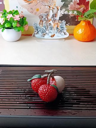 #茶宠 #变色荔枝茶宠 #茶宠摆件 #器物之美 #匠心制作 @DOU+小助手 @DOU+上热门