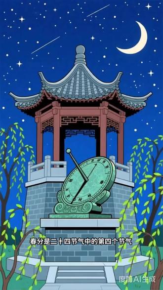 2026年的春分是3月20日晚上10点45分42秒#二十四节气 #春分 #龙抬头