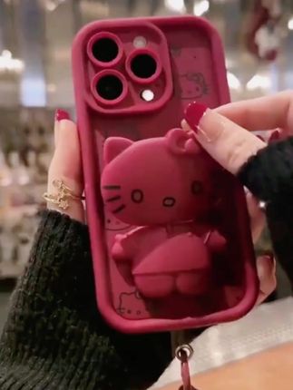 苹果、OPPO、华为等手机的可爱猫咪硅胶软壳支架,女生必备! #可爱猫咪手机壳 #女生专属壳 #创意手机壳 #硅胶软壳支架 #多品牌适用