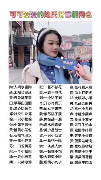 网名查询 点→@神图定制 输入口令“妙88”即可~#姓氏谐音梗网名 #网名推荐 #你的专属网名 #有趣的名字 #生成你的谐音梗网名