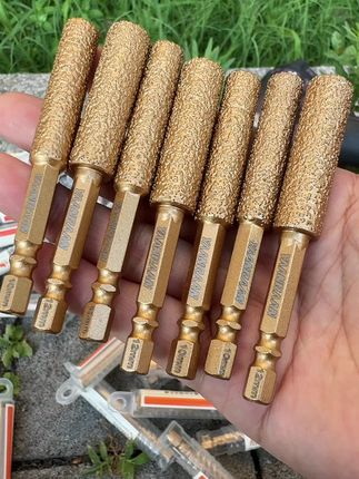 霸王金刚砂钎焊开孔器,,专打给各种全瓷玻化砖、大理石、玻璃、石材等打孔#钎焊钻头#开孔器 #钻头#高性能实用工具 #五金工具