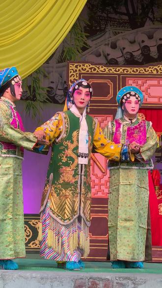 长梆在南垂村演出(雁门关)