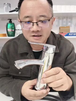 精铜加厚面盆水龙头#冷热水双控#家用水龙头#全铜芯洗脸盆水龙头#水龙头套装#九牧王大品牌