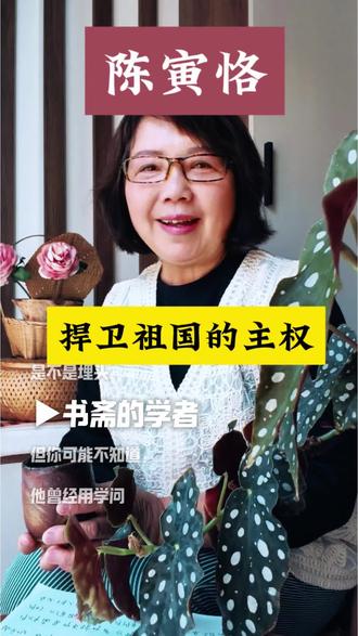 用学术守住中国的尊严!#人物故事 #历史故事#陈寅恪