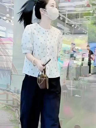 2025夏季轻熟风高级感时尚小个子百搭减龄设计感衬衫休闲裤两件套