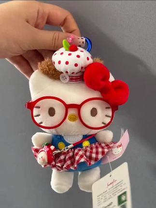 正版hello kitty包包挂件可爱苹果甜心少女心kt包挂饰 #毛绒玩具 #公仔娃娃 #挂饰挂件 #好物分享🔥