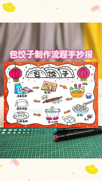 包饺子流程手抄报 有高清线稿🉑打印
深浅电子线稿两张+上色参考图 需要的滴滴我~
团圆饭:这是除夕的“重头戏”!北方人必吃饺子,寓意“更岁交子”,咬一口饺子,仿佛把新年的福气都吞进肚子里。
#包饺子流程图 #包饺子流程 #小学生手抄报 #画年夜饭 #新年手抄报