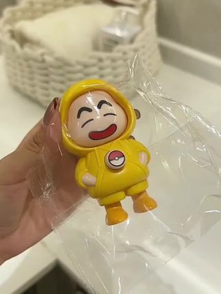 #蜡笔小新变脸娃娃旋转公子解压玩具儿童玩偶钥匙扣挂件#每天分享#好物分享