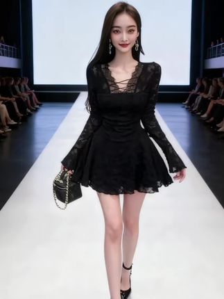 #引领时尚潮流 #气场全开 #女神 #黑色高级感穿搭 #气质女神范儿