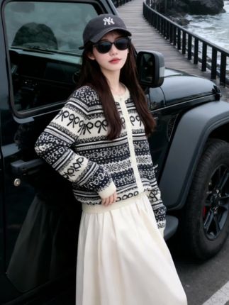 #女装穿搭 #上衣穿搭 #针织衫 #春秋新款 #开衫穿搭