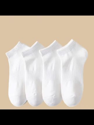 【新疆棉】四季袜男女款短筒纯色棉袜吸汗防臭白色棉袜 #袜子 #防臭袜 #短筒袜 #白色袜子 #棉袜
