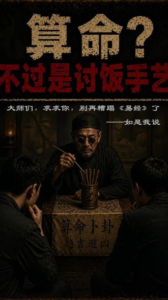 算命?不过江湖骗局!就不要再糟蹋《易经》了#传扬中华文化 #自我修行 #相信科学拒绝迷信传递正能量