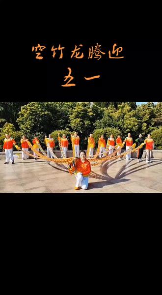 鸢都空竹俱乐部友友#坊子凤栖园龙腾迎“五一”