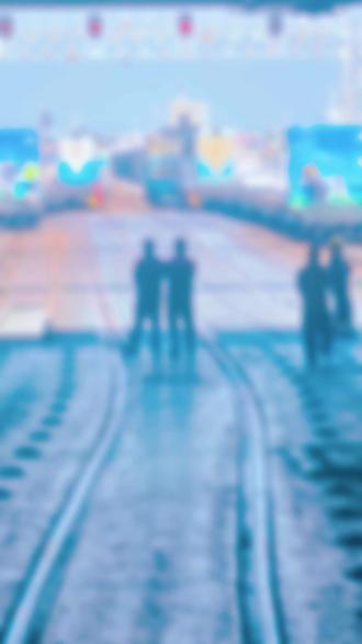 列车对接上船,过琼州海峡