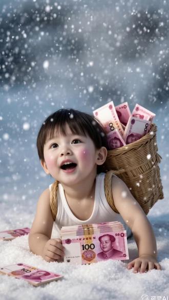 2026年刷到这条视频,财运挡都挡不住!#小财神 #也太可爱了吧 #发财了