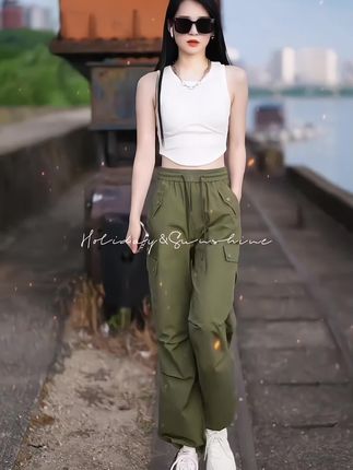 #显高显瘦显腿长 #潮酷穿搭 #穿出自己的风格