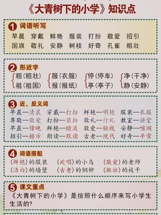 三年级 的孩子一定要准备一套语文背记清单,同步课本,将知识系统总结,学起来很方便#小学语文#三年级