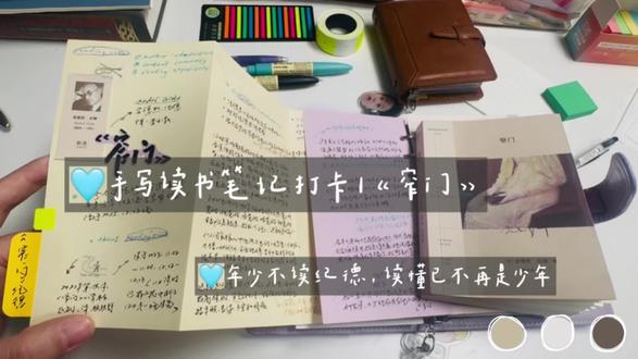 读书笔记分享|《窄门》#读书为了自己而读 #学习 #读书成长 #读书分享 #读书笔记