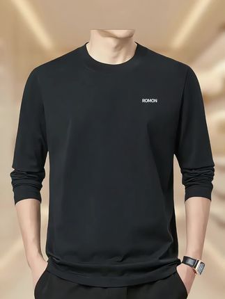 #男士长袖 #男士长袖t恤 #男士内搭 #打底衫男 #品质男装