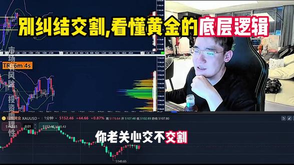 别纠结交割,看懂黄金的底层逻辑 “你是不是还在天天纠结,黄金能不能交割?
是不是一跌就慌,一涨就怕追高?
我告诉你,你之所以拿不住、看不懂,
就是因为你一直在盯着一个点看,
从来没有站在上帝视角,看过整个大局。
今天我用一个餐厅上菜的比喻,
用最接地气的大白话,
把黄金、白银、贵金属的底层逻辑,
一次性给你讲透。
听完这一段,你以后再看黄金,
一眼就能看清本质,再也不会被行情洗下车。
#交易 #交易心得 #财经 #外汇黄金 #交易员