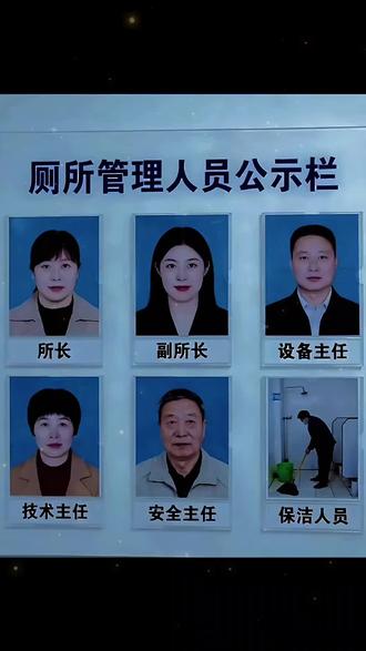 一个干活,六个人管理