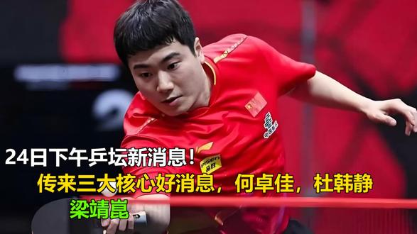 24日下午乒坛新消息!传来三大核心好消息,何卓佳,杜韩静,梁 24日下午乒坛新消息!传来三大核心好消息,何卓佳,杜韩静,梁靖崑
