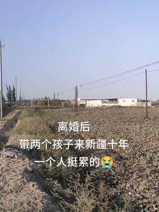离婚后,带两孩子来新疆十年了,一个人挺累的#说不出的心酸 #人生感悟 #离婚的男人 #我的乡村生活 #乡愁