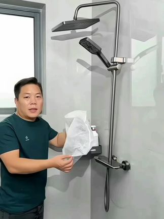 #浴室置物架 #卫生间好物 #转角置物架 #卫生间好物 #免打孔置物架