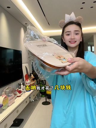 就这个卡皮巴拉的餐盘真的巨巨巨好用#餐盘 #卡皮巴拉 #卡通盘 #餐盘推荐 #便当盒