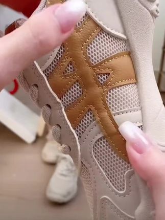 啄木鸟品牌阿甘鞋女2025夏网面透气轻便舒适复古风软底休闲鞋女#质量保证