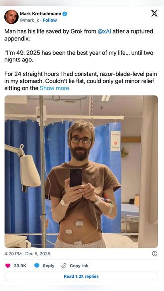 挪威男子被马斯克的Grok AI 切切实实救了一命 #马斯克 #grok