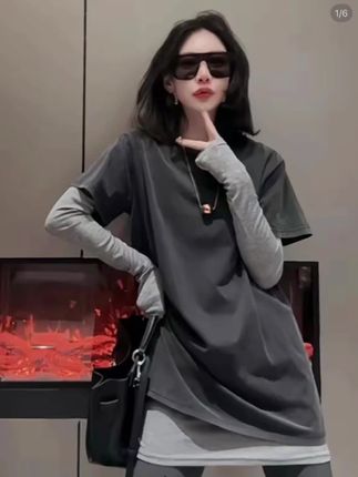 #慵懒风穿搭 #显瘦穿搭 #休闲减龄穿搭 #T恤#秋季穿搭