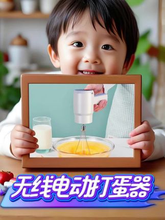 经常做饭的姐妹,快入手这个9块9的无线电动打蛋器,真是又便宜又方便!家用奶泡奶油打发、鸡蛋糕打奶器#打蛋器 #电动打蛋器 #全自动打蛋器 #厨房好物 #超便宜超划算