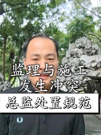 监理与施工发生冲突 总监处置办法 #监理 #施工 #总监 #工地 #项目
