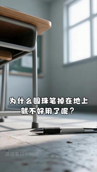 为什么圆珠笔掉在地上就不好用了呢#圆珠笔 #圆珠笔断墨 #百科知识分享 #科普达人