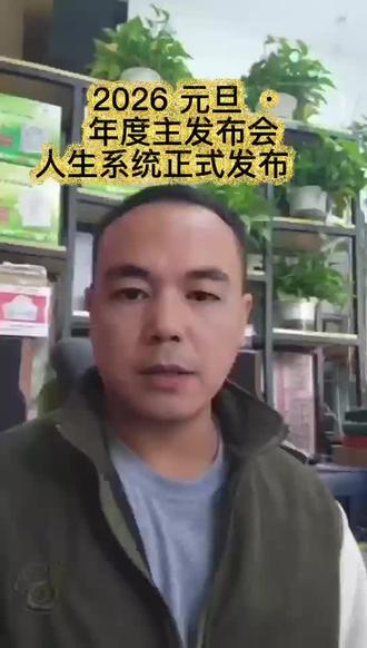 《2026 元旦 · 年度主发布会|人生系统正式发布》#2026人生系统发布
#雷军式发布会
#祝福当产品发
#平安是底层代码
#情绪稳定最贵