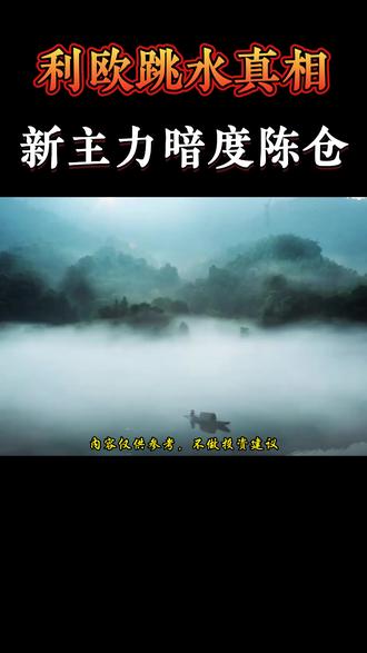 利欧跳水真相,新主力暗度陈仓 #利欧股份 #股票 #热点 #感谢抖音我要上热门
