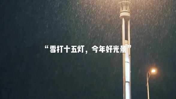 “雪打十五灯,今年好光景“#雪打灯 #山东暴雪 #元宵节