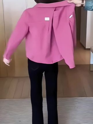 秋季新款时尚短款外套短款外套显 瘦穿搭拌穿出自信穿出美丽#...展开