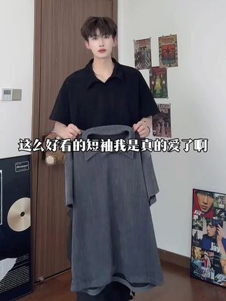 这么好看的短袖,我是真的爱了!翻领设计,修饰各种脸型,面料有质感,上身层次满满,版型宽松,遮肉又显瘦。别犹豫了,赶快带她回家吧!#短袖 #ootd穿搭 #怎么穿都好看 #面料柔软舒适 #polo衫