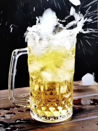 玻璃杯啤酒杯家用大容量水杯无铅酒吧露营专用加厚耐热耐用扎啤杯#玻璃杯 #高硼硅玻璃 #啤酒杯#耐高温玻璃杯#大容量玻璃杯