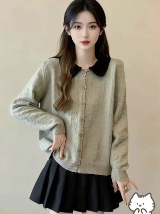 #时尚气质穿搭 #针织衫 #今日穿搭 #减龄气质 #漂亮衣服